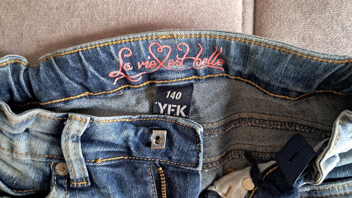 Džíny YFK vel. 140 - 3