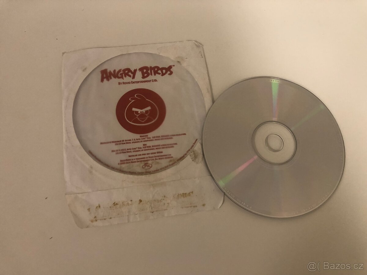 DVD - Mazané kočky 3 a CD - hra Angry Birds - 3