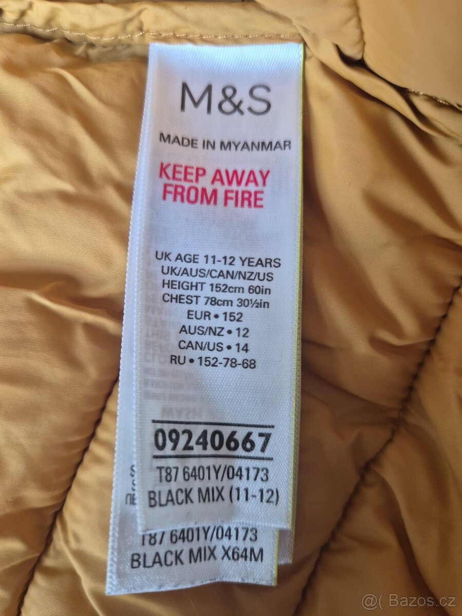 Bunda Marks&Spencer vel. 152 - 3