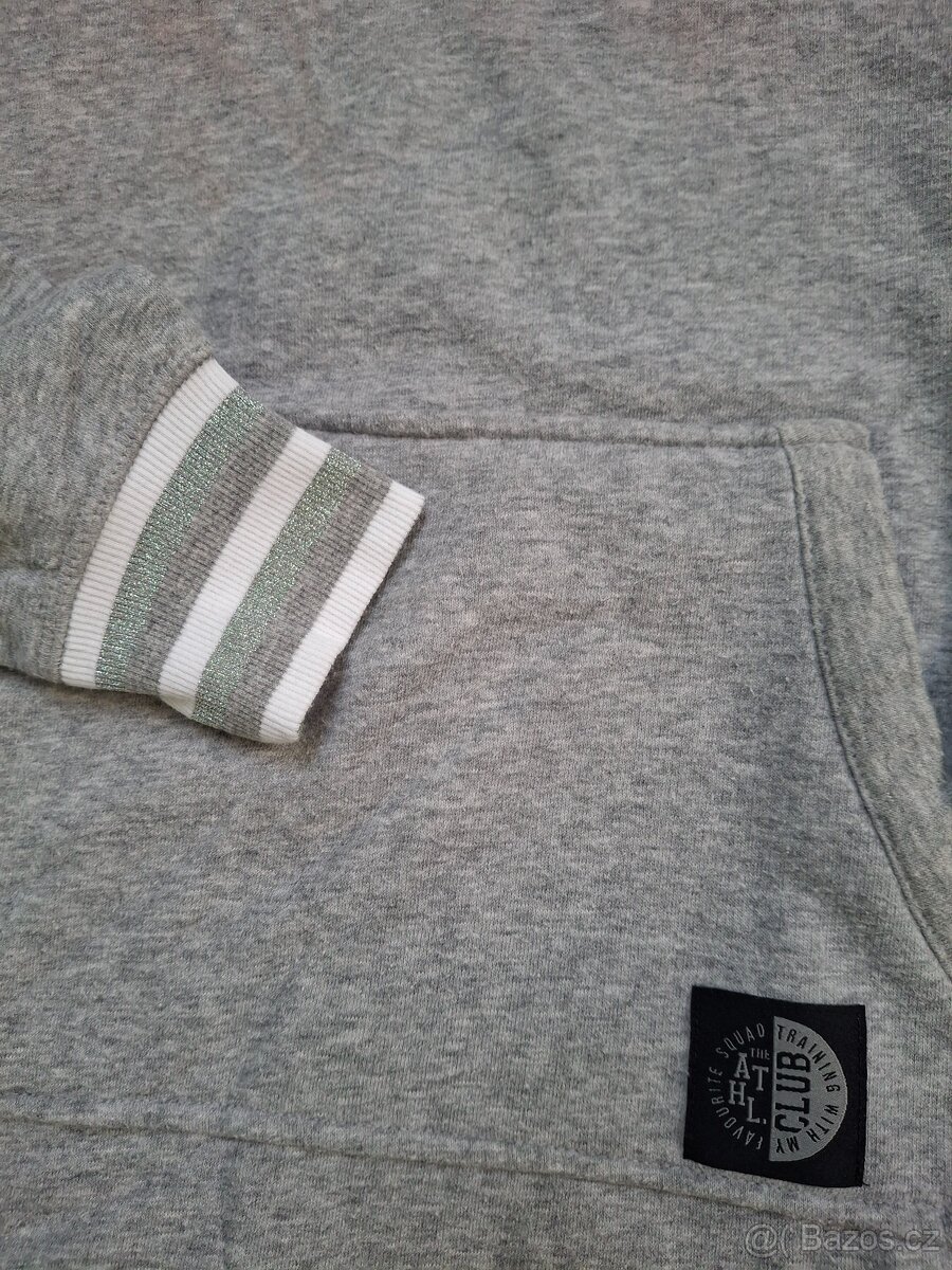 Dlouhé mikinové šaty S,XS - 3