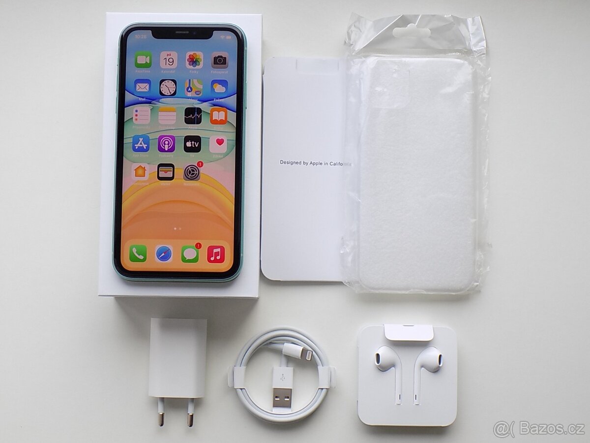 Apple iPhone 11 64GB Zelený - ZÁRUKA 12 MĚSÍCŮ - TOP STAV - 3