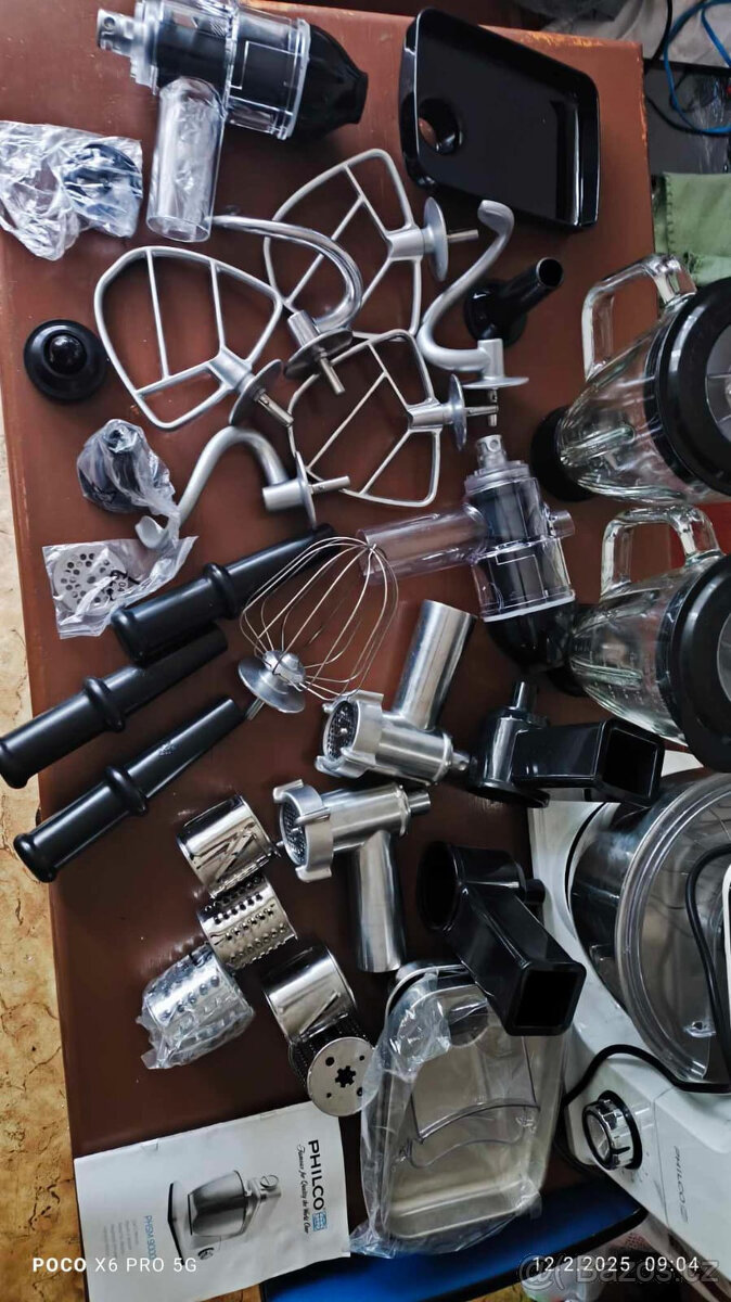 Multifunkční kuchyňský robot PHSM 9000 2x prislušenství - 3