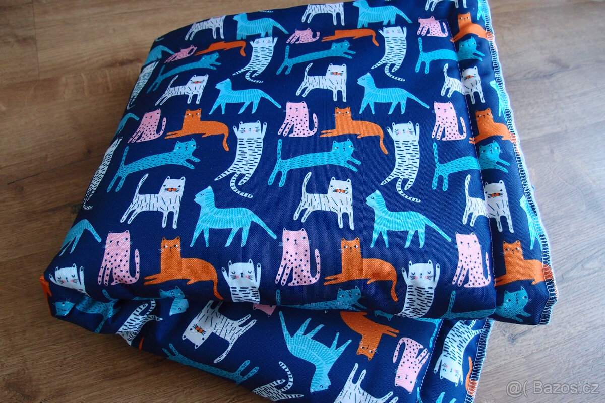 NOVÉ přebalovací podložky 70x80cm, tyrkysová 80x80 cm - 3