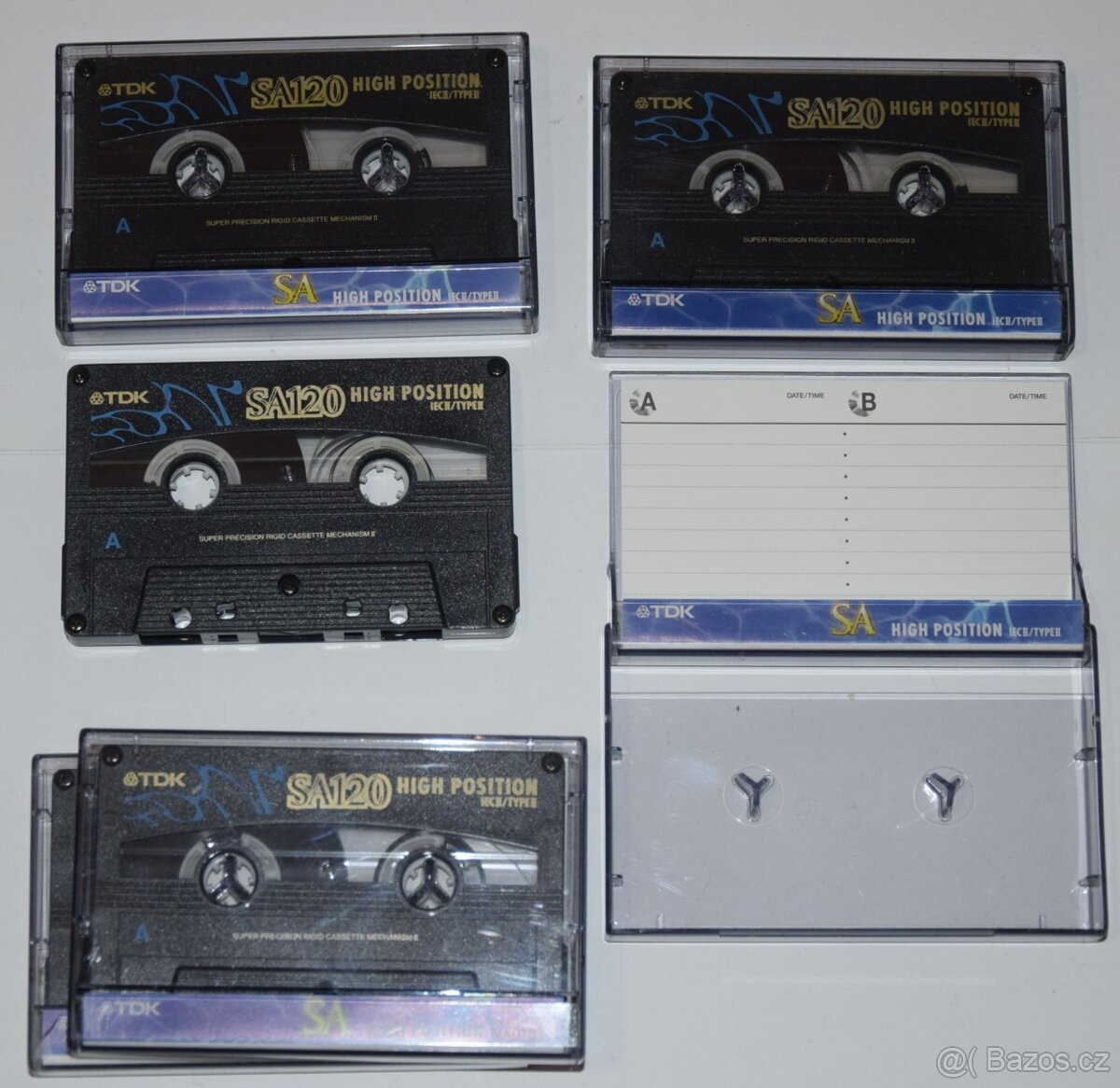 Magnetof.kazety MC TDK SA 120min., typ II chrom, CRO2,6 ks - 3