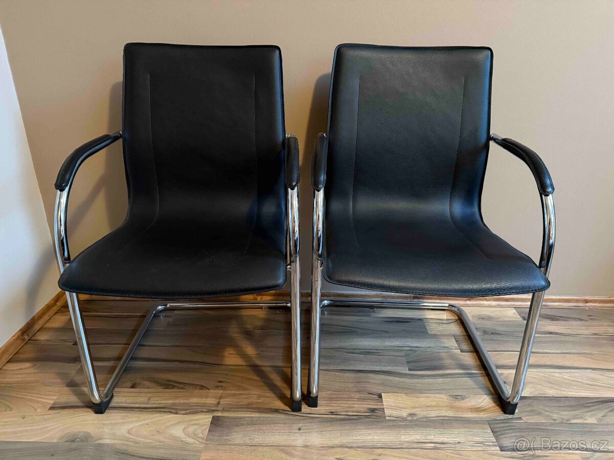 Konferenční / kancelářská židle 2 kusy - 3
