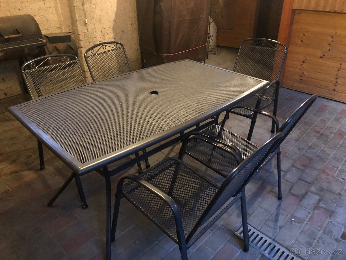 Zahradní sestava – stůl + 5 židlí - 3