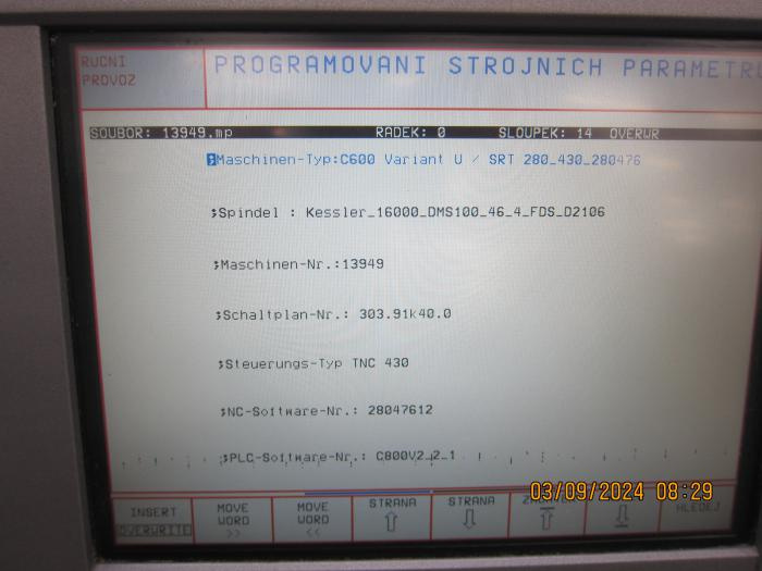 Obráběcí centra - pětiosá C 600 U - 3