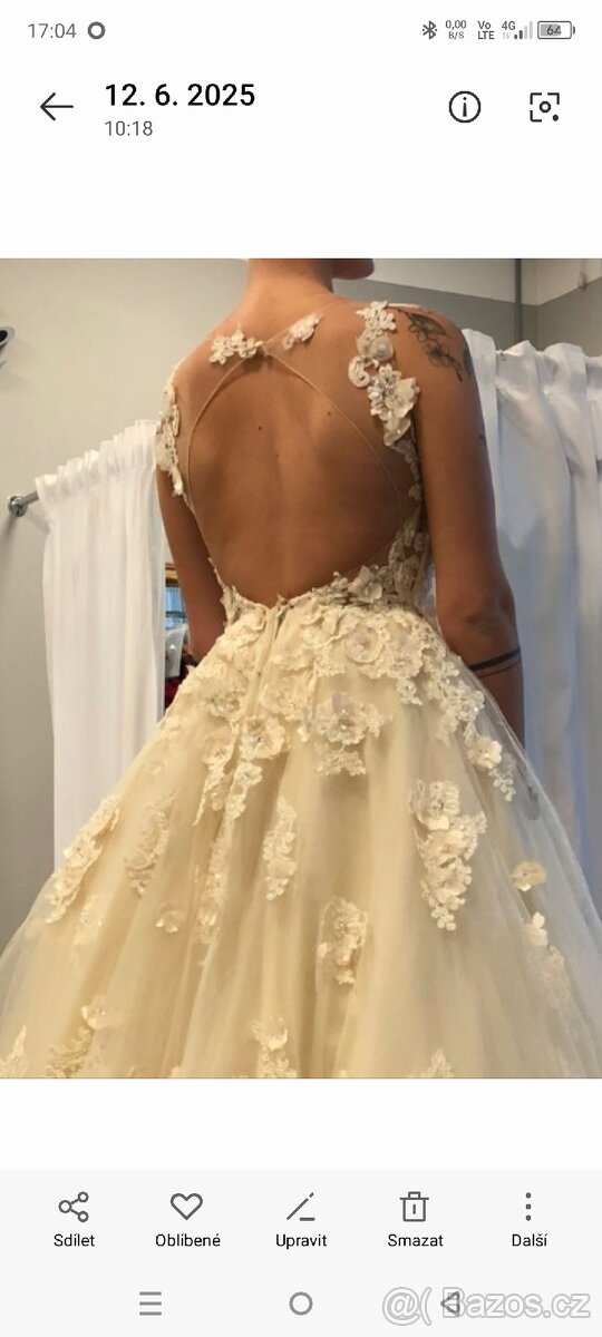 Plesové či svatební šaty - 3
