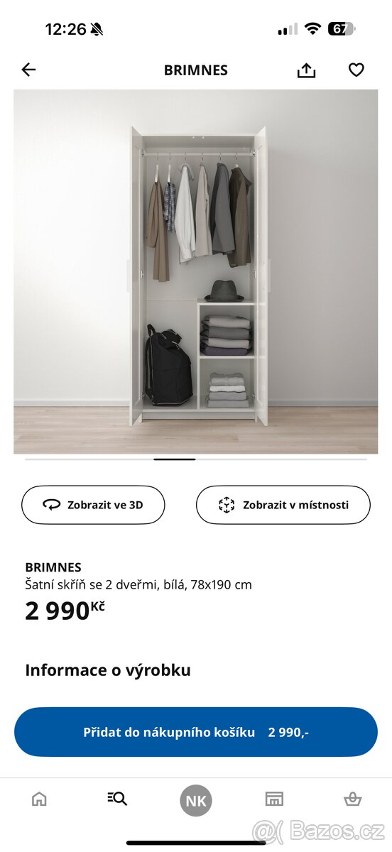 Šatní skříň IKEA - 3
