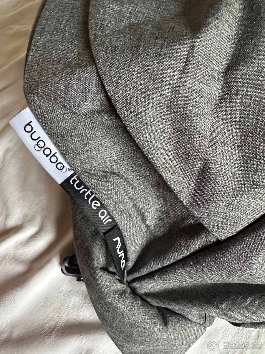 Bugaboo Nuna Turtle air stříška Grey melange - 3