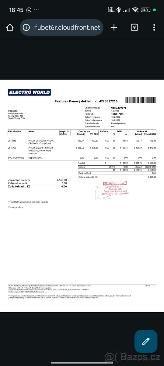 Kávovar Philips - 3