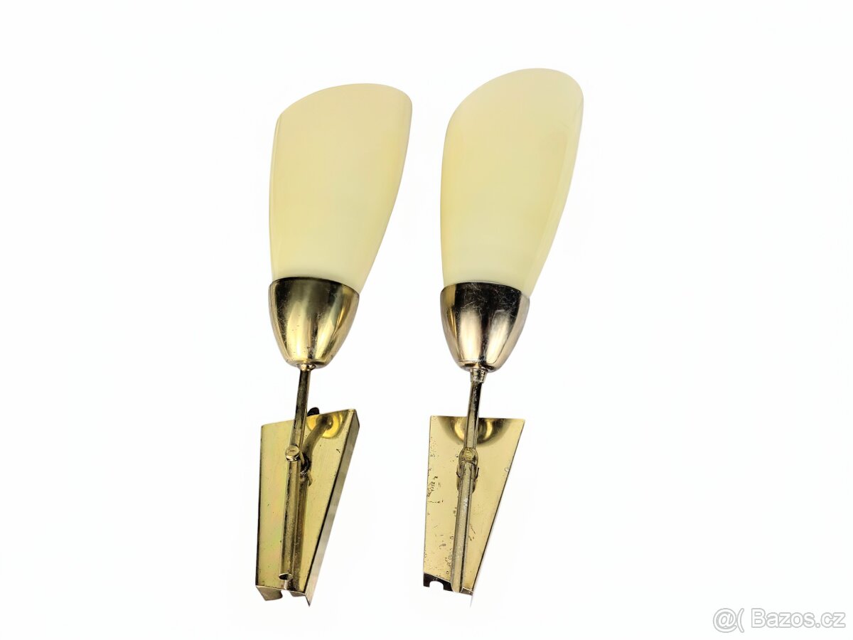 Retro nástěnná lampička Kamenický Šenov - 3