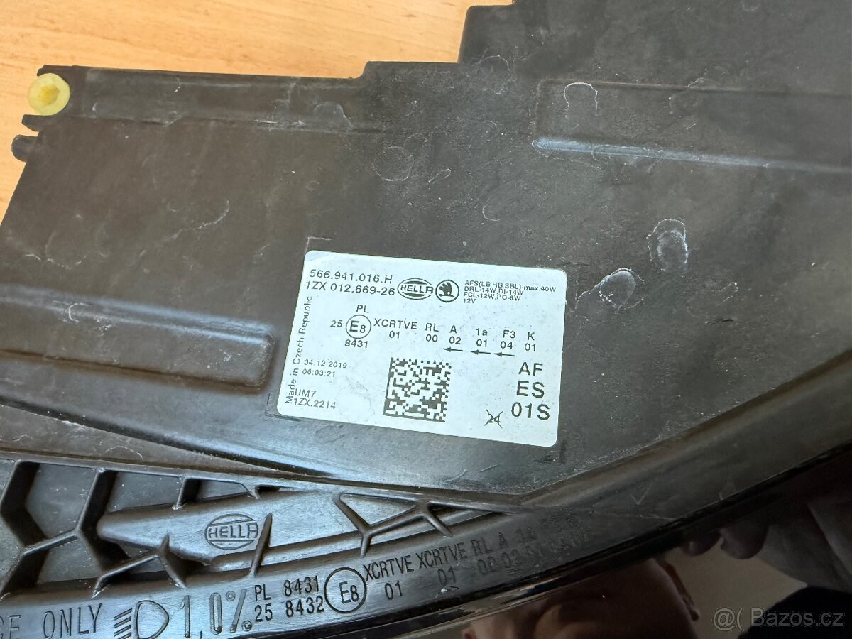 Přední LED světlomet Kodiaq 2016-2021 Pravý - 3