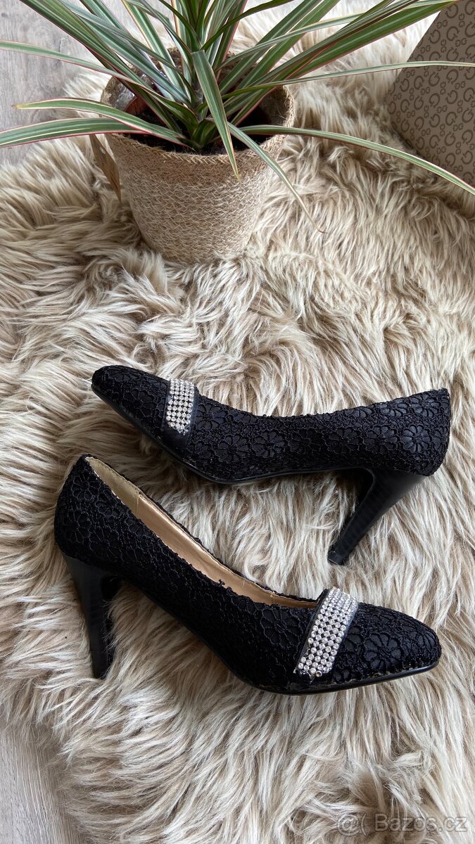 Dámské krajkové lodičky Plop vel.38/39 - 3