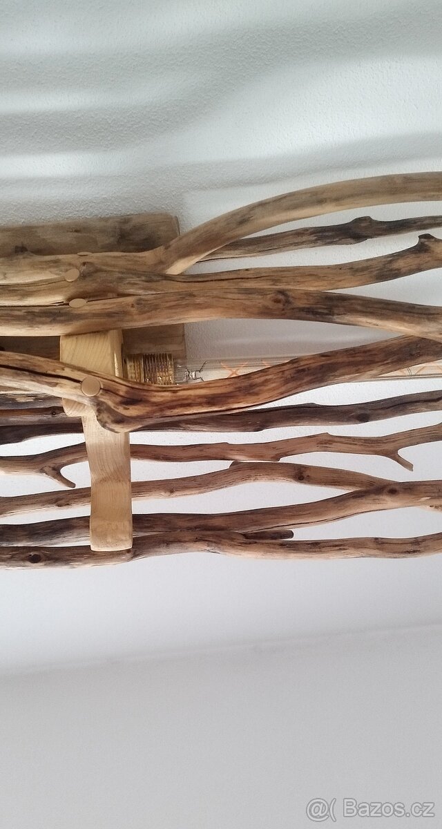 Luster z naplaveného dreva - 3