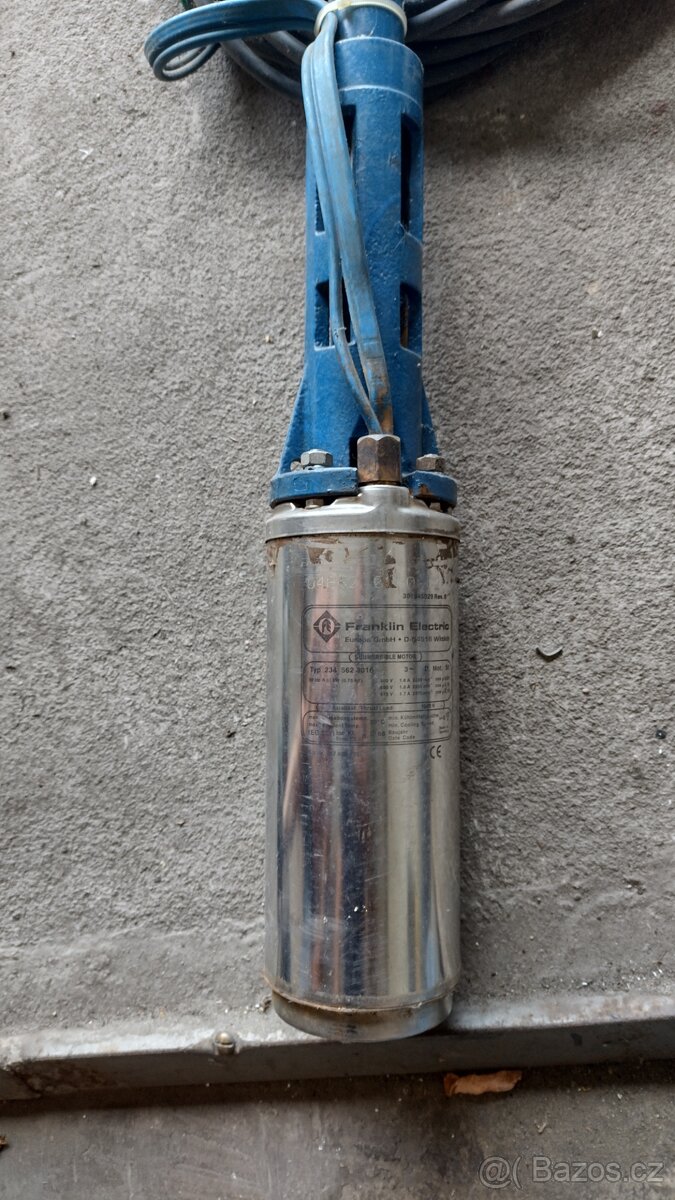 Prodám ponorné čerpadlo Franklin Electric Typ 234 562 3016 - 3