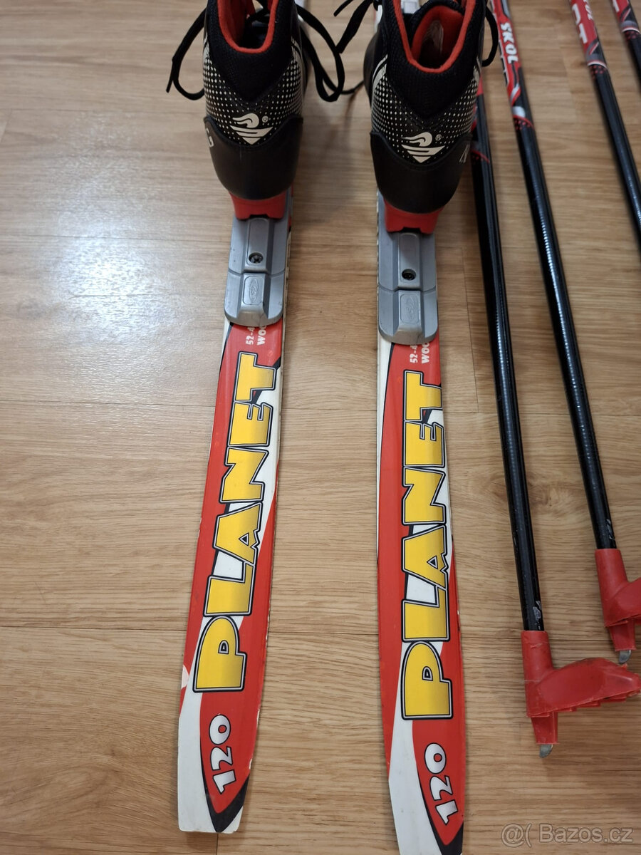 Dětské běžky skol dl. 120cm SET - 3