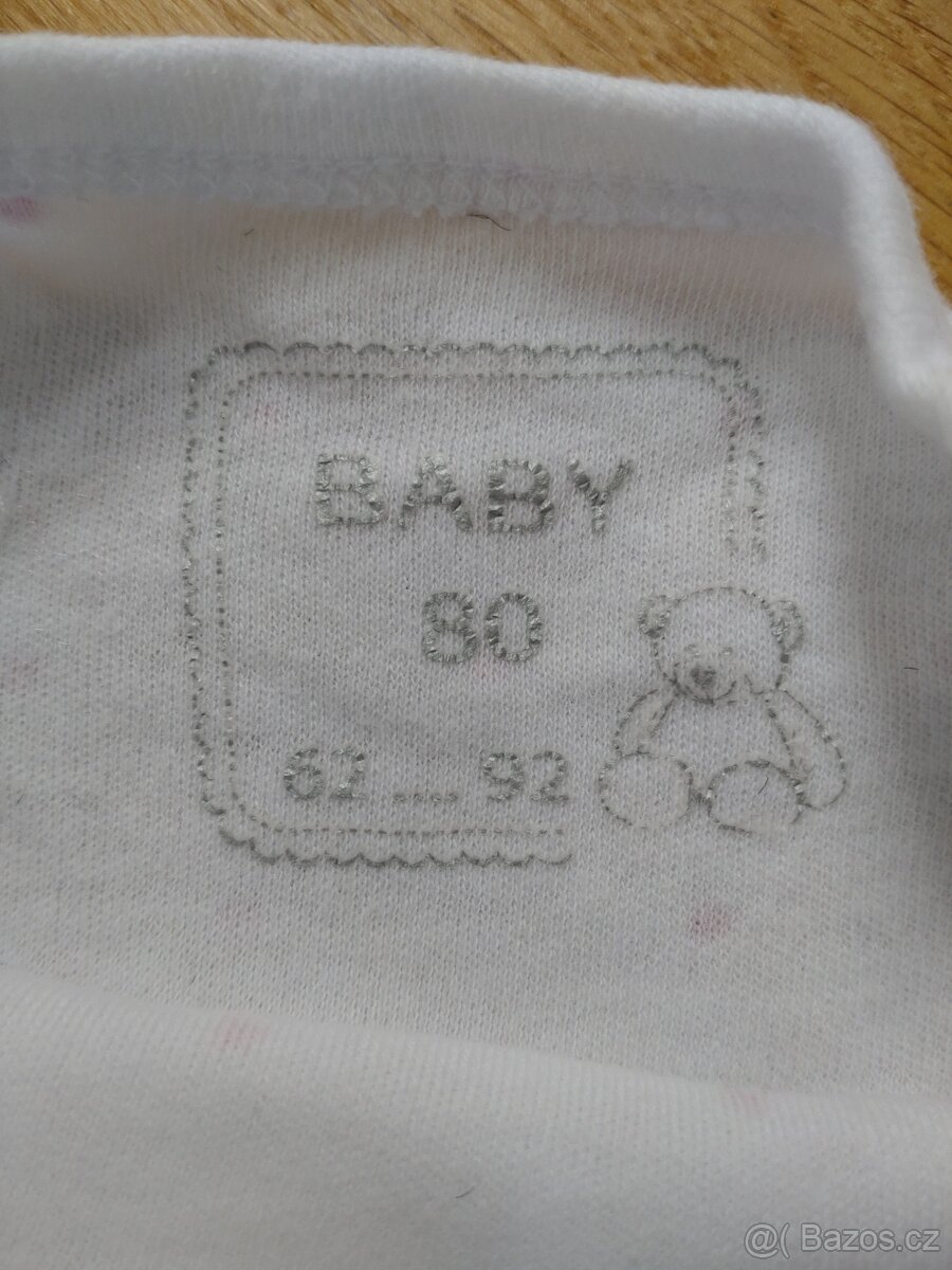 Vánočni šatičky/bodyčko sobík (80) - 3