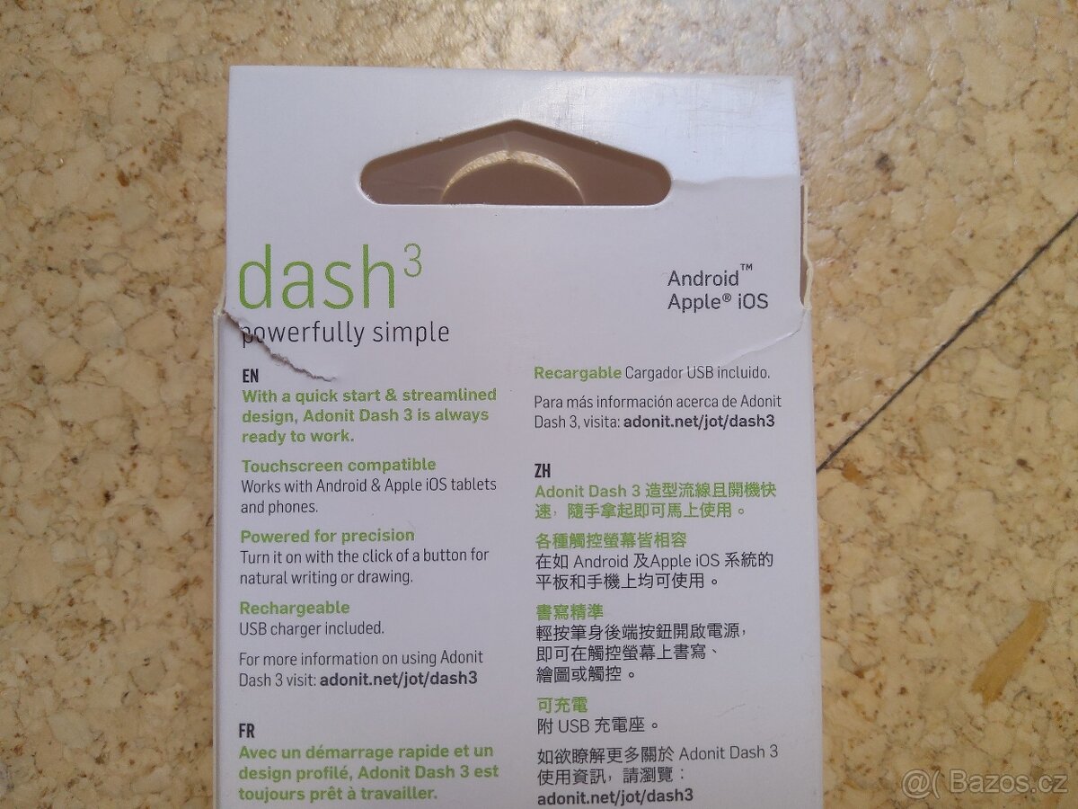 Adonit stylus Dash 3, stříbrná - 3