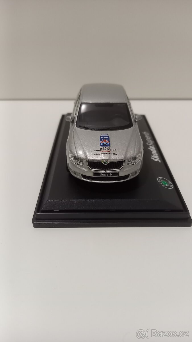 Škoda Superb II, IIHF 2008 Canada MS limitka, 1/43 Abrex - 3