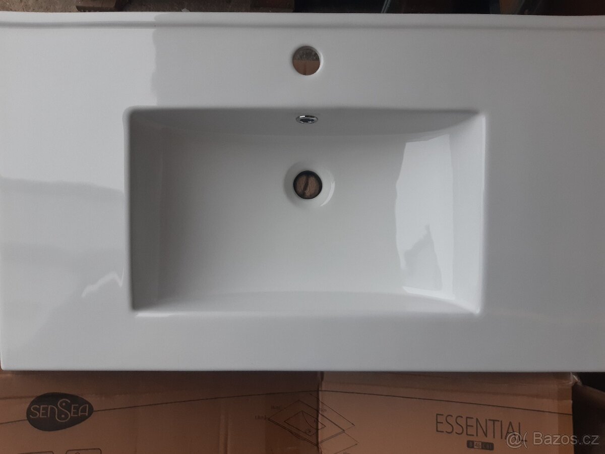 Koupelnová skříňka s umyvadlem 80 cm - 3