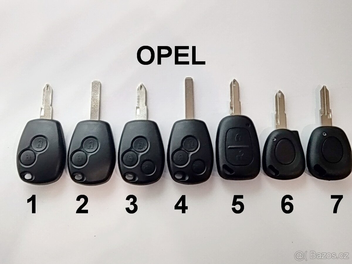 Nissan_chevrolet_Opel autoklíč obal klíče - 3
