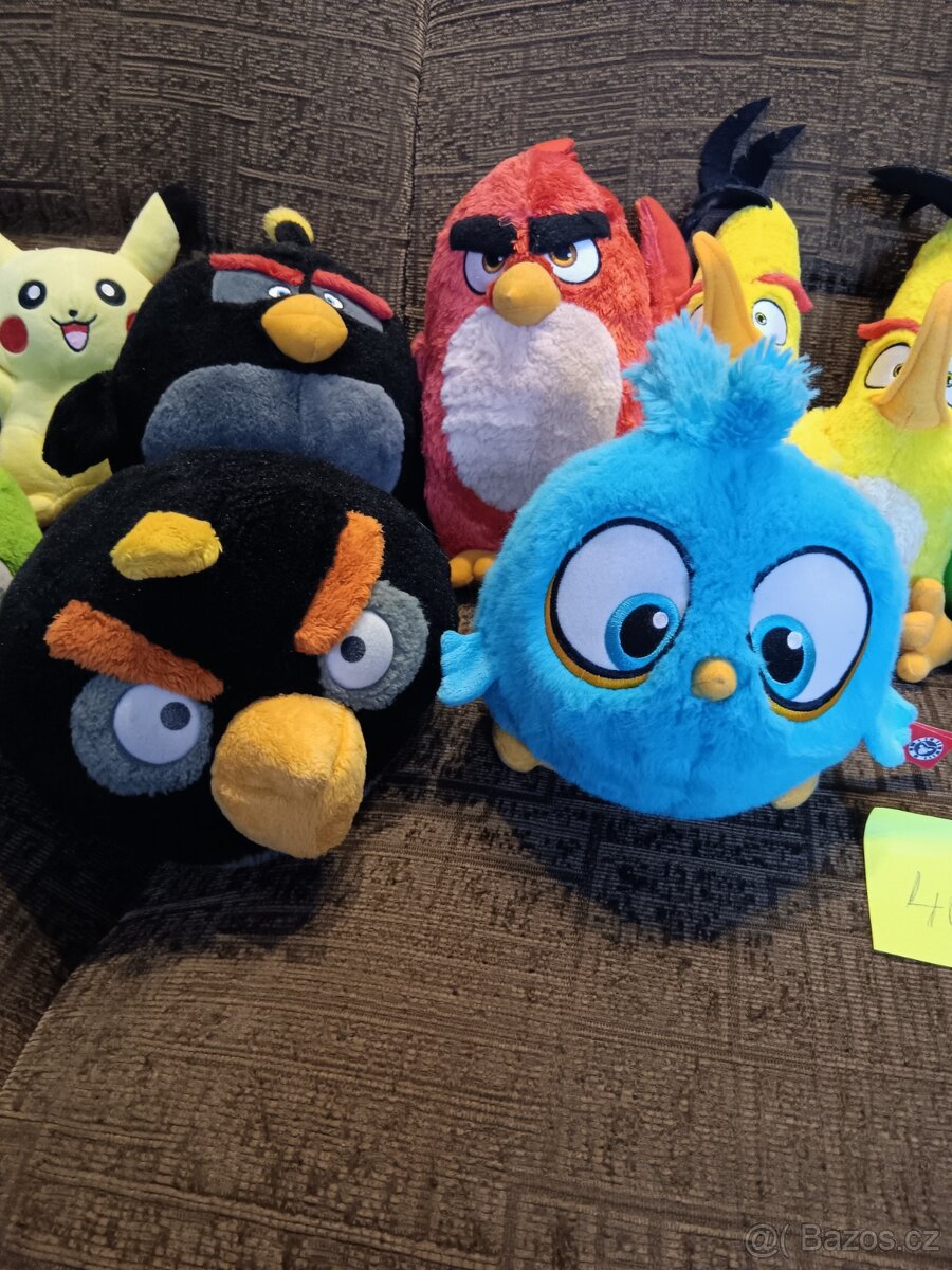 Plyšák více druhů, cena za kus - 3