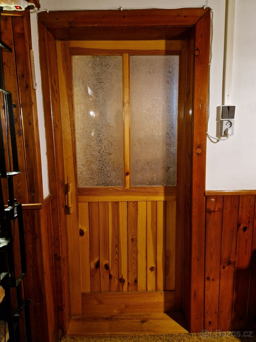 šoupací dřevěné dveře - 3