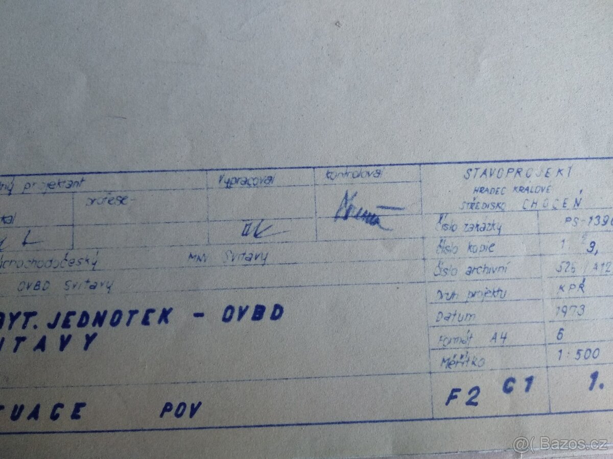 Plány k stavbě domu. - 3