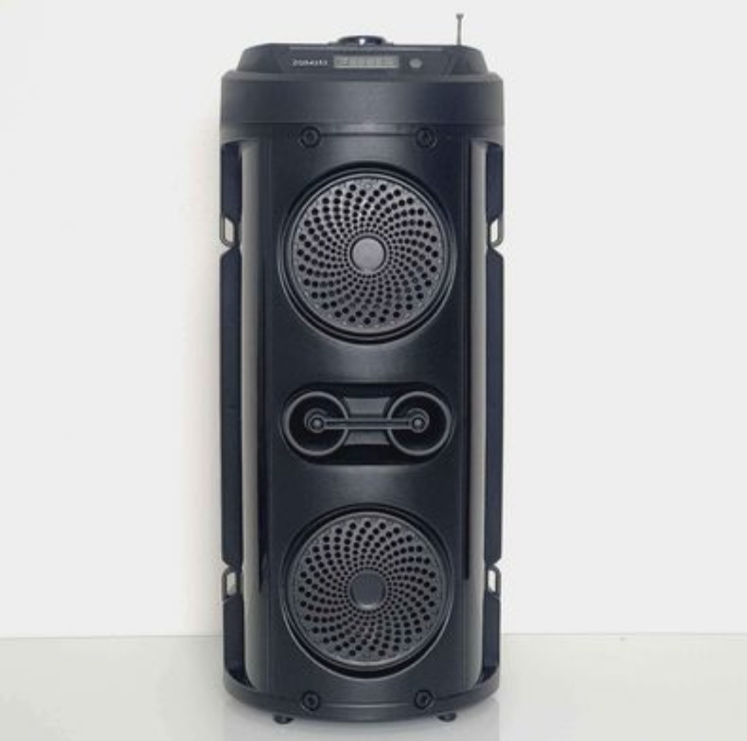 Solární 40cm velký párty reproduktor, BT, FM rádio, mikrofon - 3