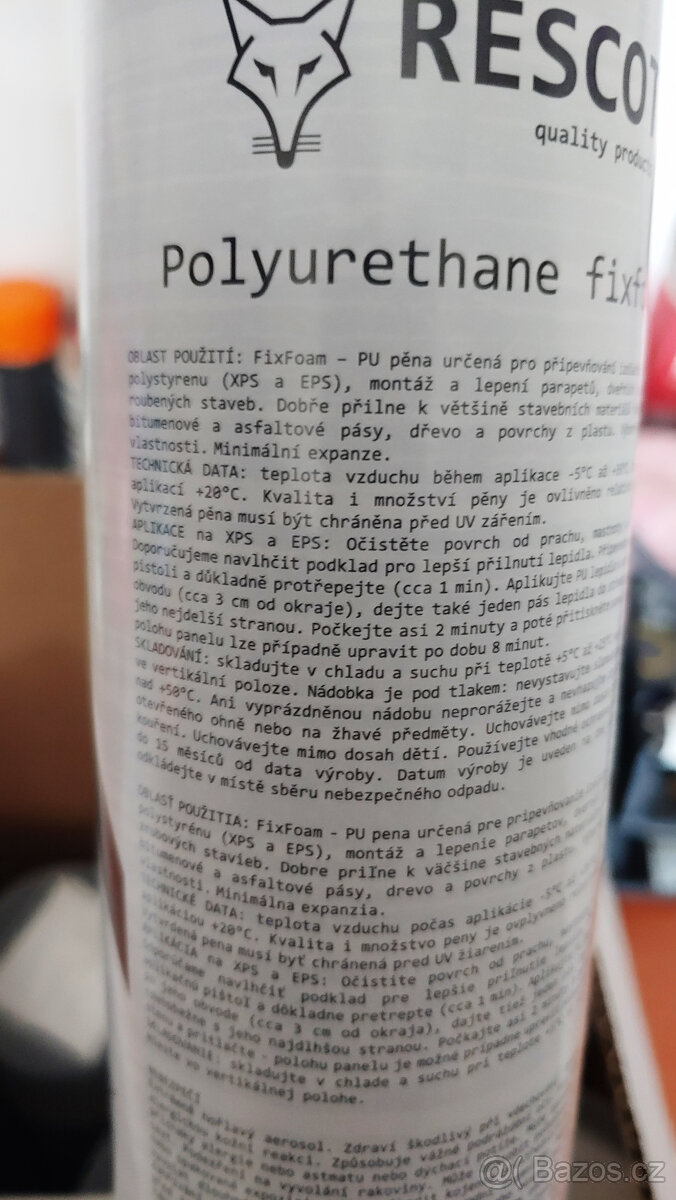 Lepicí pěna nejen na polystyren - celoroční EXP 11/2026 - 3