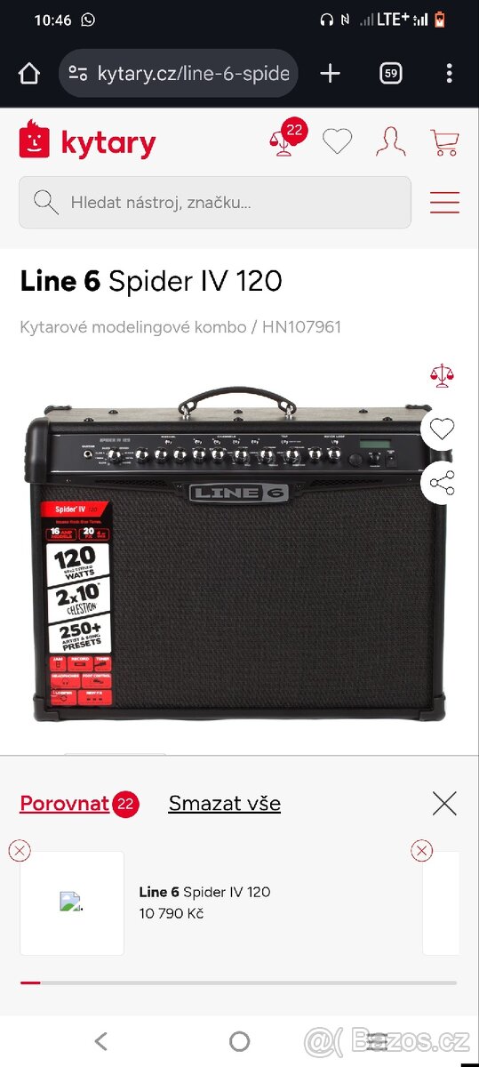 Kytarové modelingové kombo line6 spider iv 120w - 3