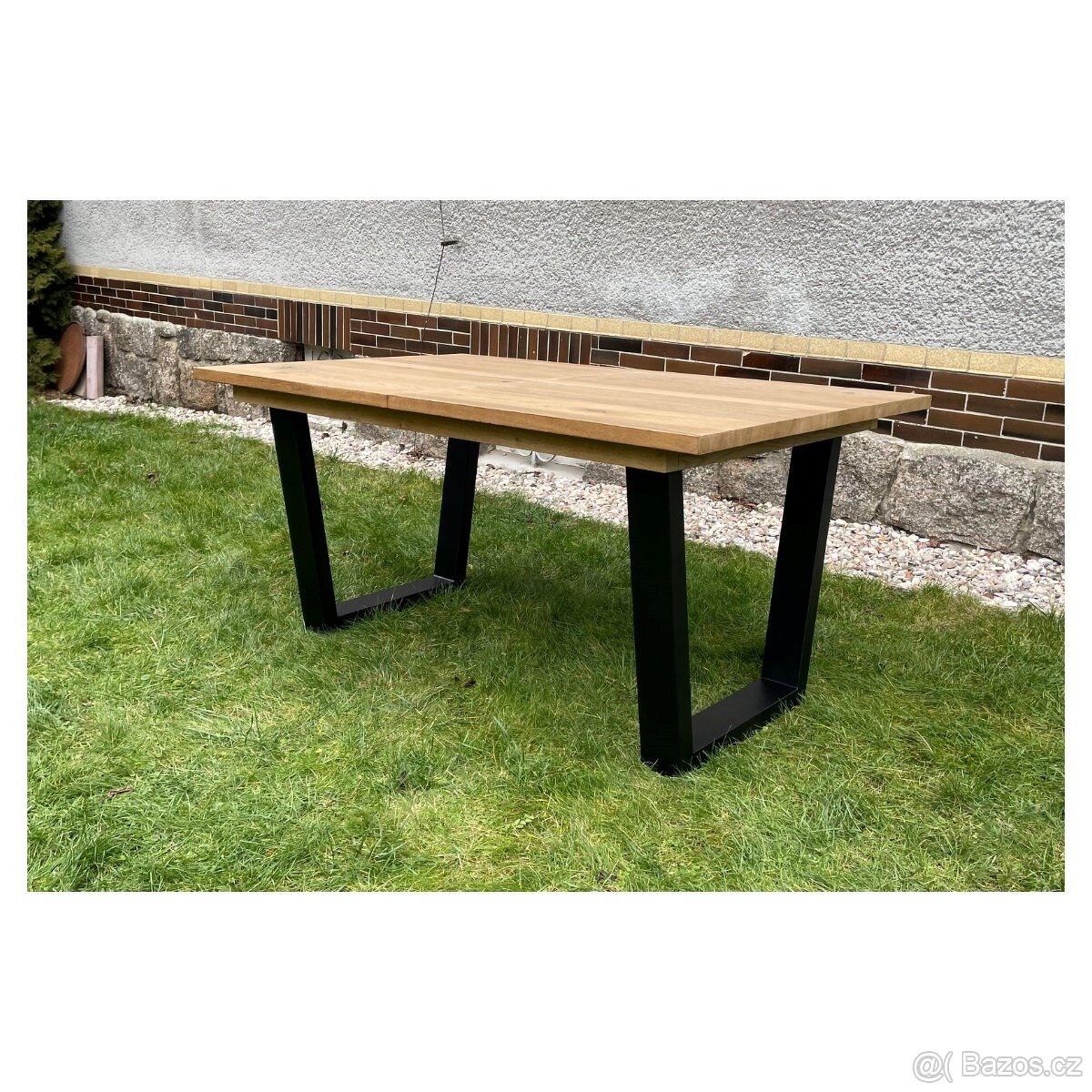 Masivní rozkládací jídelní stůl - Livingstone 160 cm - 3