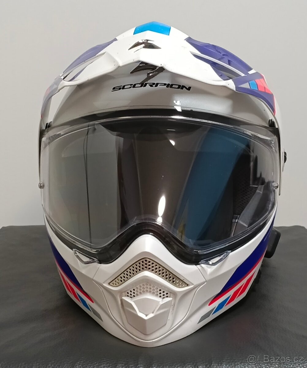 Moto přilba SCORPION ADX-2 CAMINO perleťová vel.M - 3