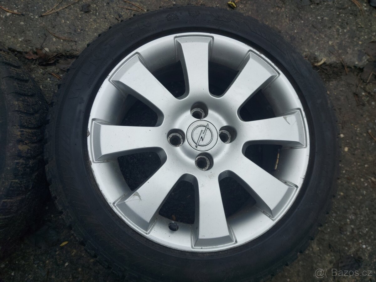 Zimní ALU BORBET OPEL R15 s pneu METEOR WINTER 185/55 R15 - 3