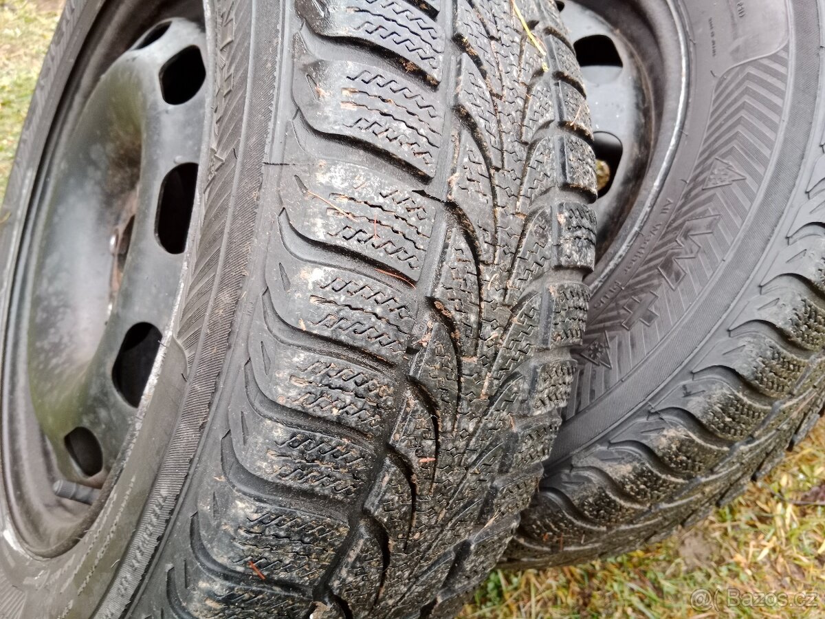 Zimní pneu 195/55 R15 disky 5x100 - 3