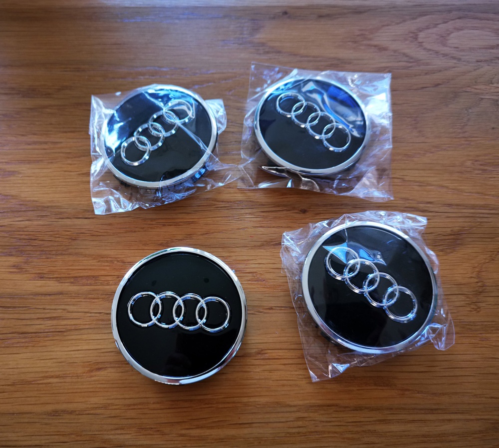 Středové krytky Audi 60mm 61mm 68mm 69mm pokličky - 3