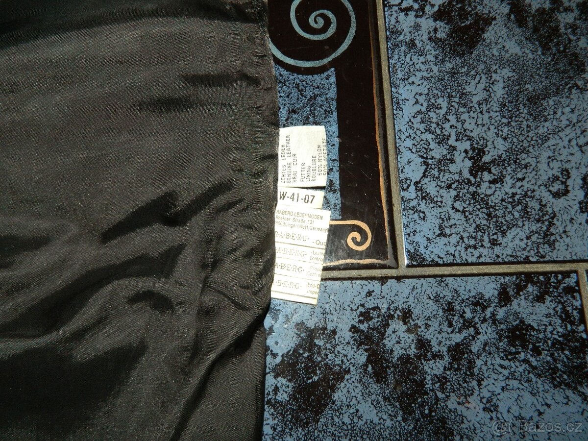 Kožené kalhoty - velikost W 41-07 - 3