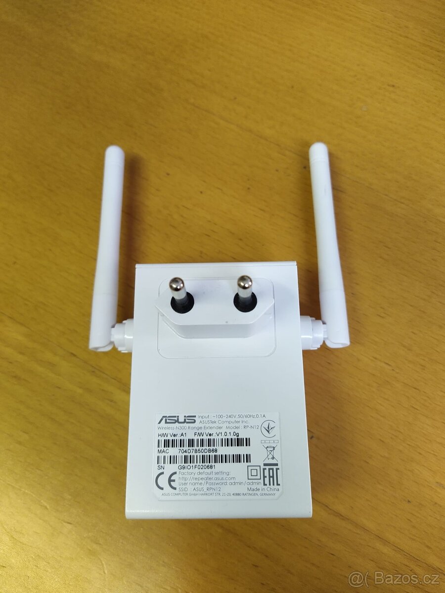 Asus Wireless N300 Range Extender RPN12 - 3