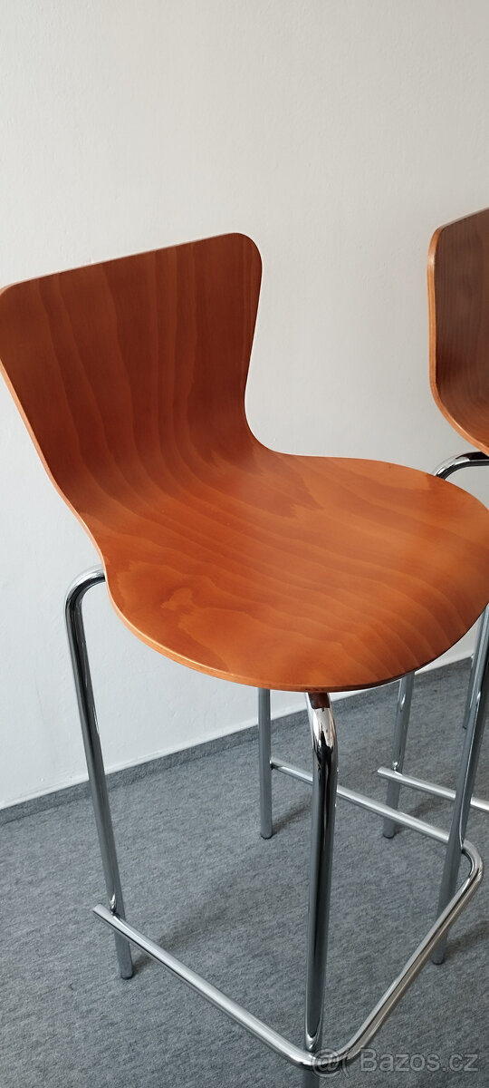 Barové židle 2 ks. - 3