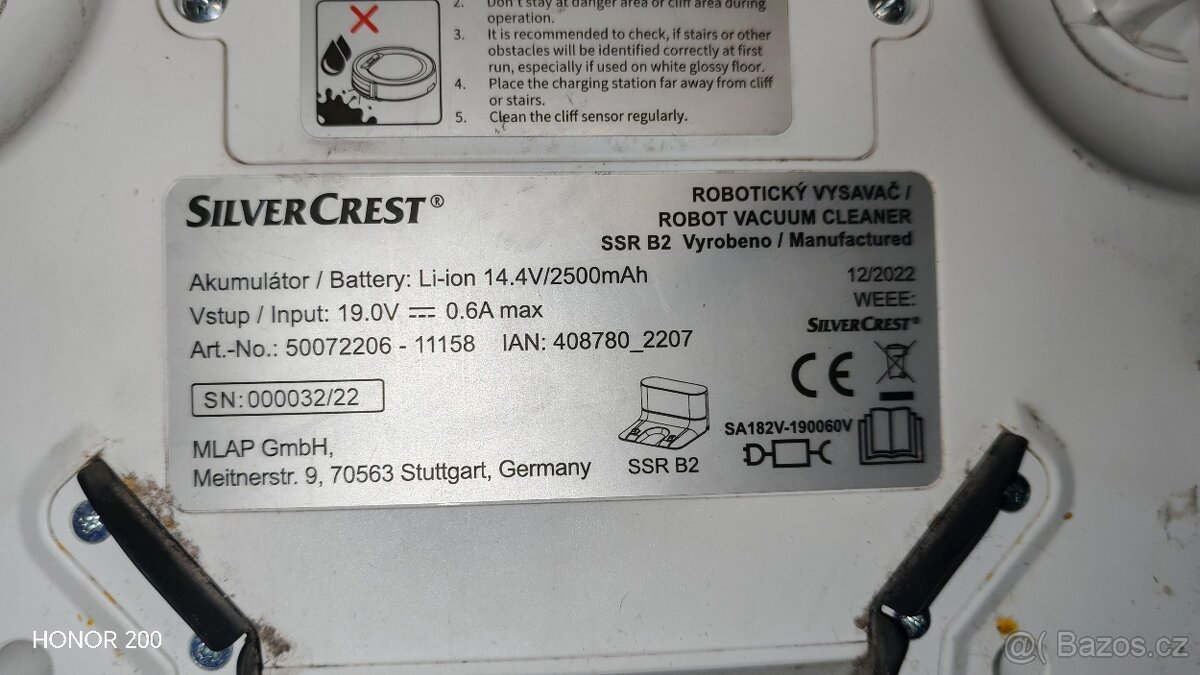 Robotický vysavač SilverCrest Lidl - 3