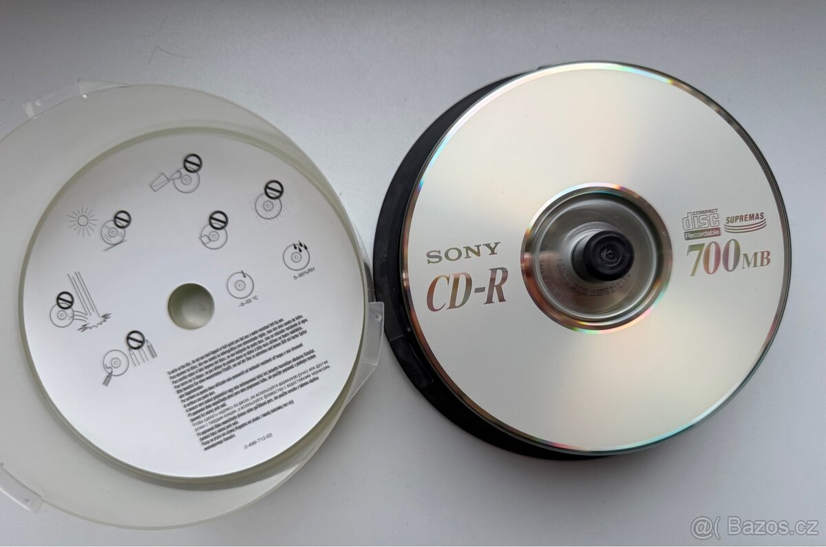 Zapisovatelný CD disk (CD‑R) - 3