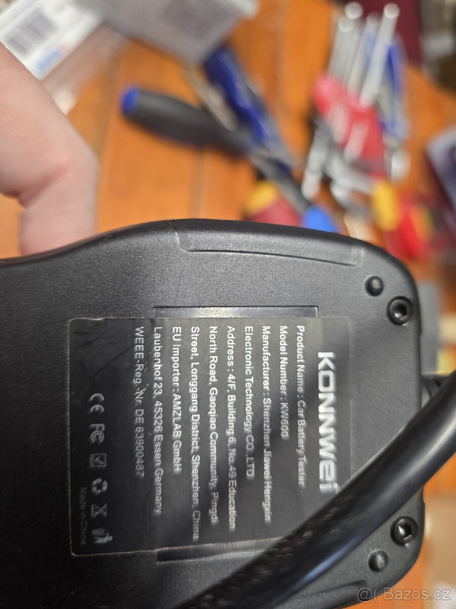 Tester autobaterií 12V KONNWEI KW600 - 3