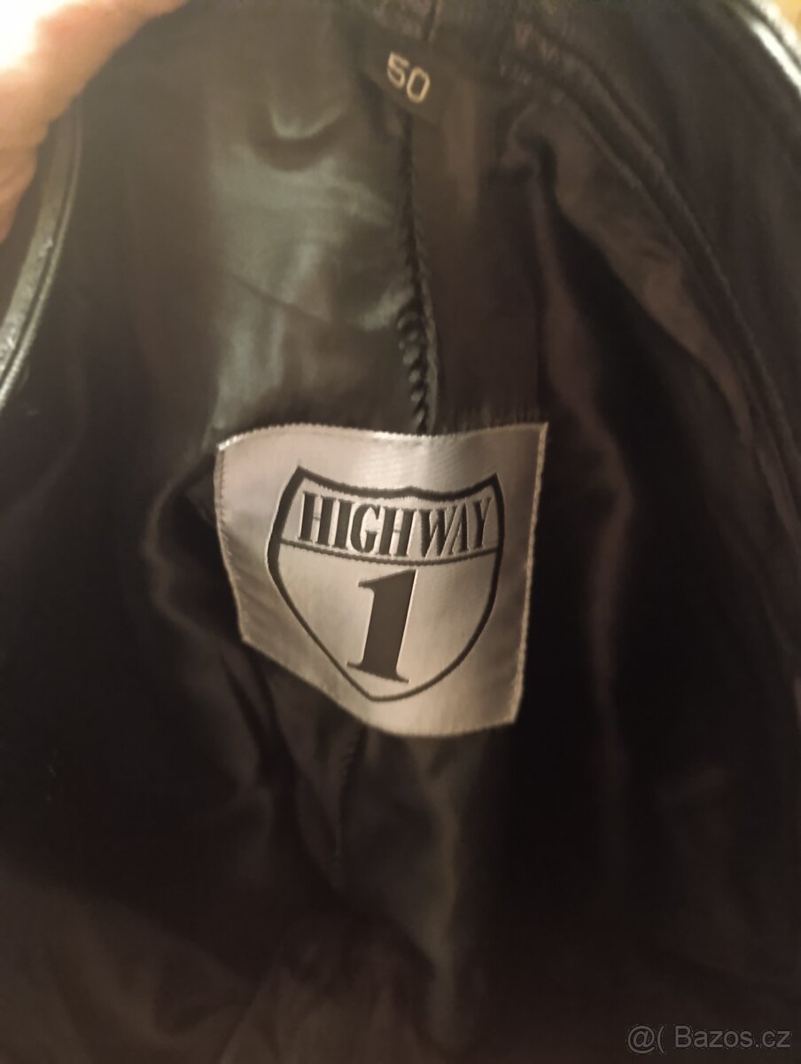 Kožené kalhoty na motorku riflového střihu Sleva - 3