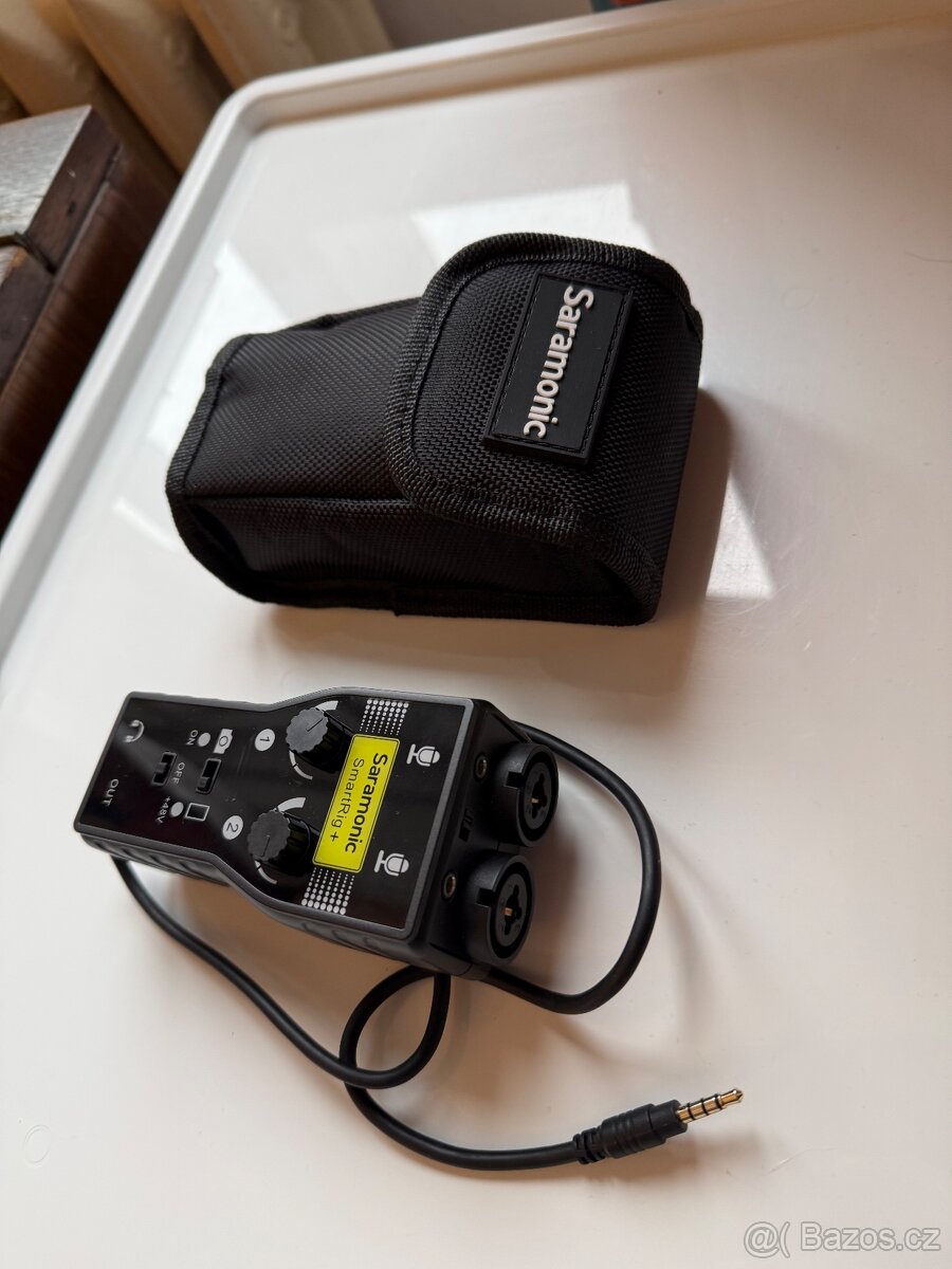 Saramonic SmartRig+ – audio adaptér XLR - jack 3,5 mm - 3