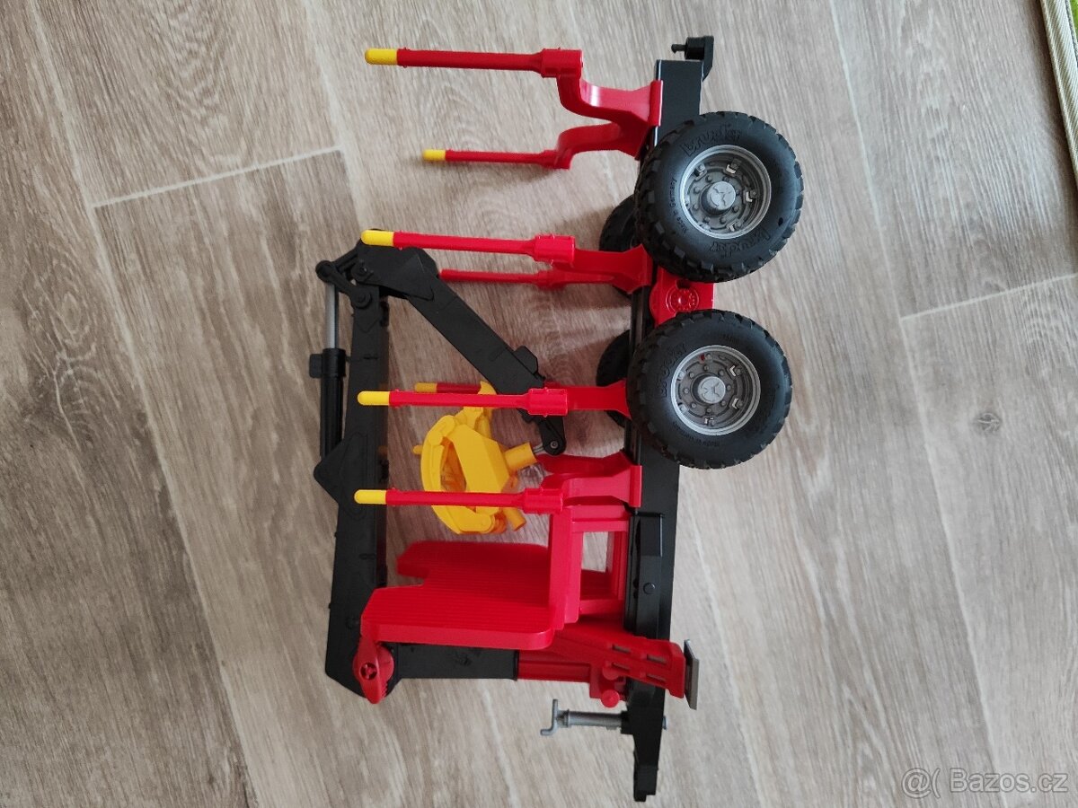 Přepravník na dřevo s rukou Bruder - 3