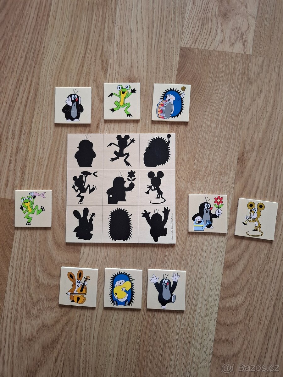 Dřevěná skládanka Krtek - 3