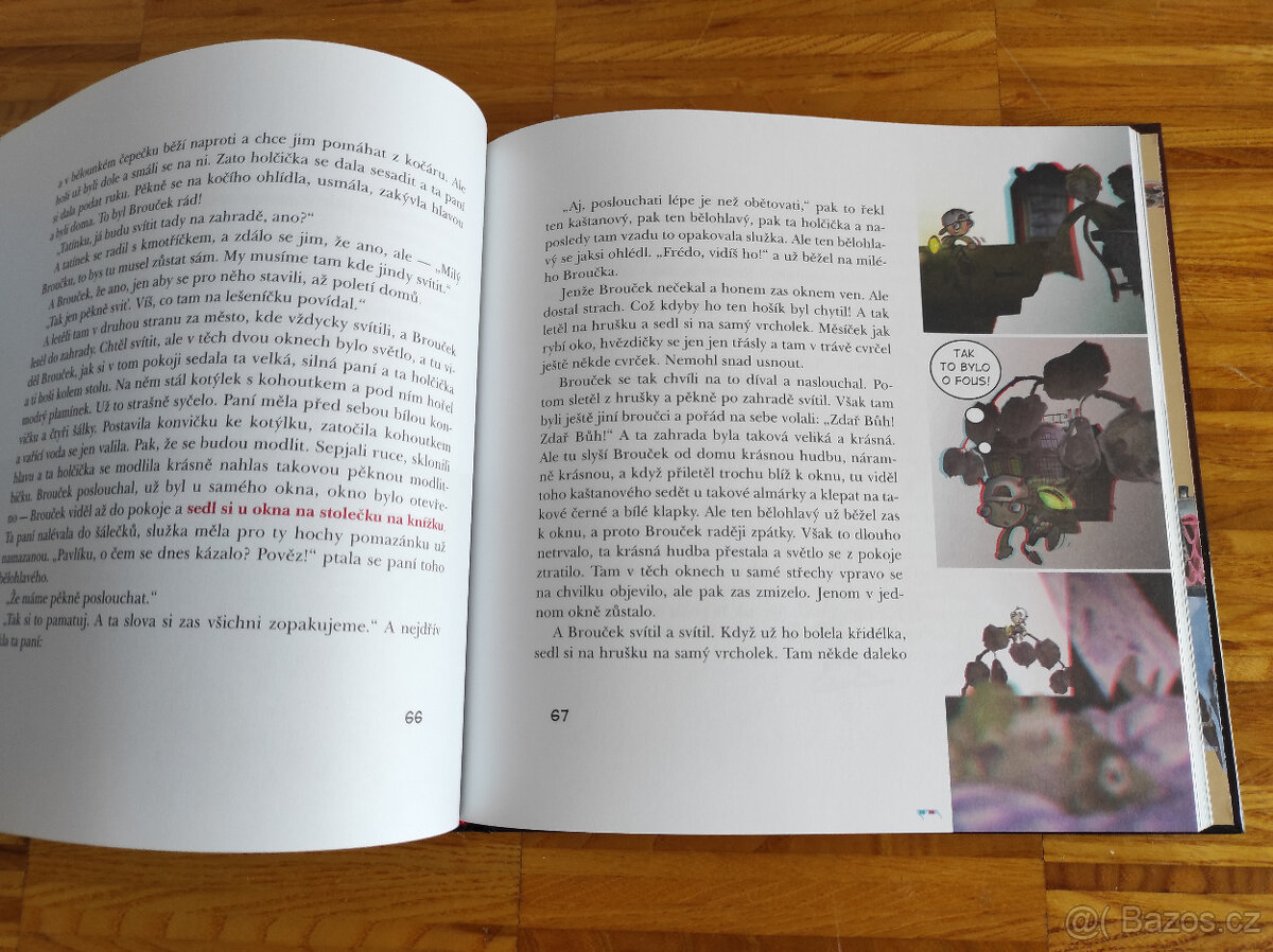 Broučci s 3D obrázky + 3D brýle - TOP stav - 3