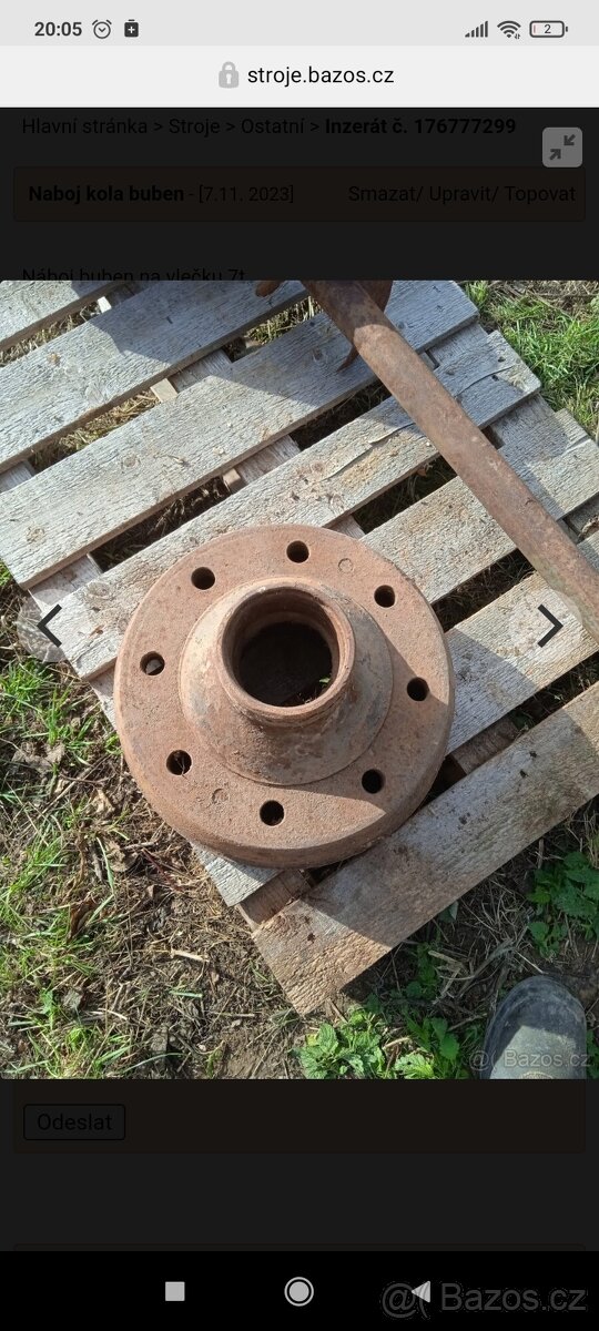 Náboj kola na vlekčku - 3