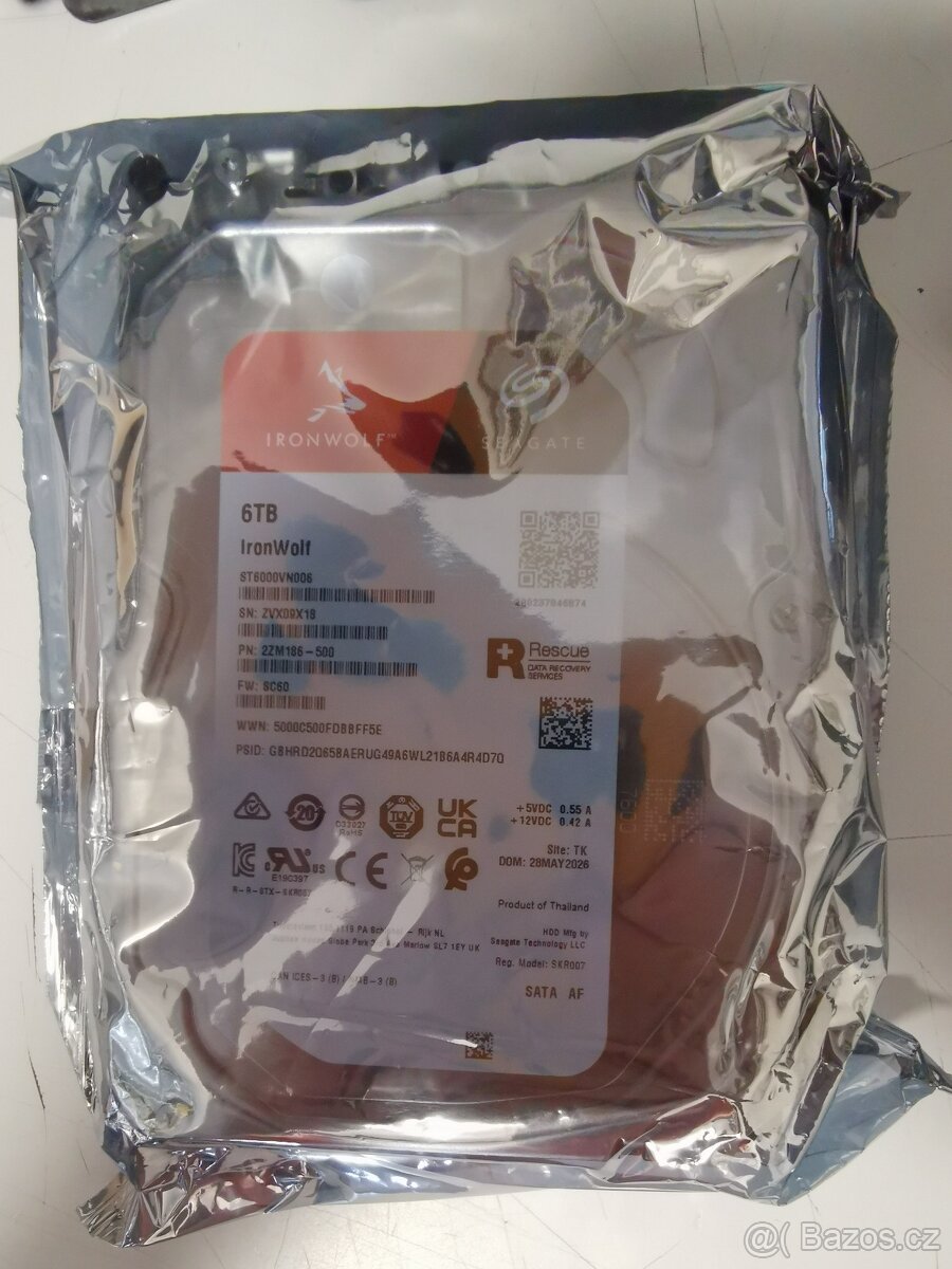 6TB Seagate IronWolf SATA NOVY NEROZBALENY - 3